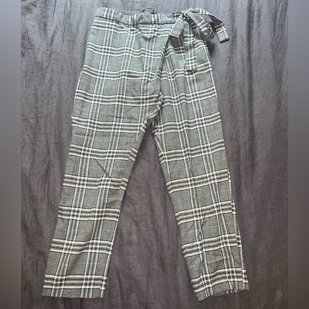 Zara xs drop crotch plain trousers